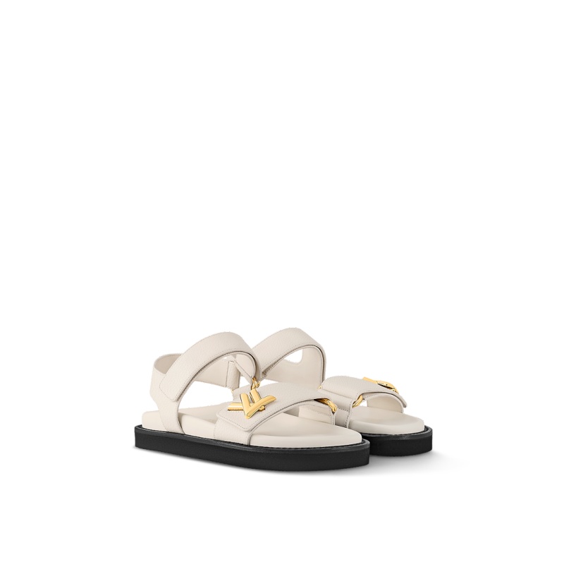 LV Sunset Flat Comfort Sandal - Image 1